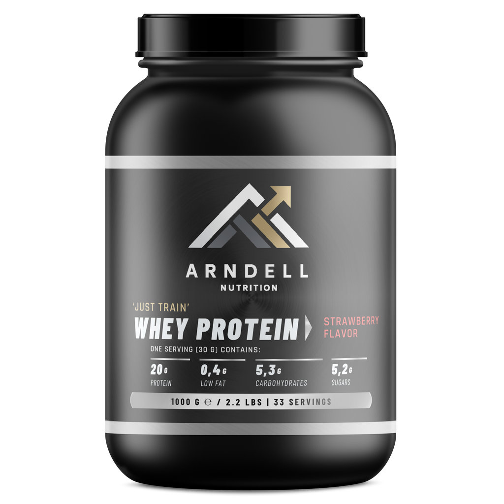 Whey Protein Strawberry – 1 kg | 20g Eiwit per Serving